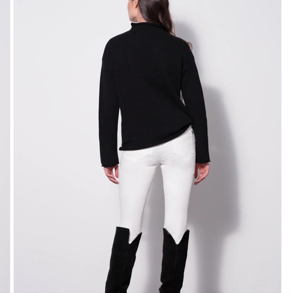 NWT Carlisle/perse Black sweater L - Picture 4 of 7